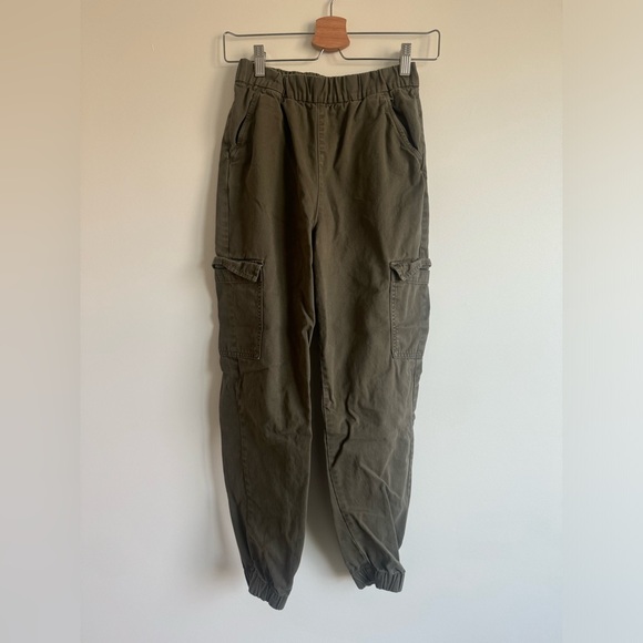 Army Green Cargo Joggers - Picture 1 of 2